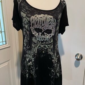 Harley-Davidson Black Silver Graphic T-Shirt